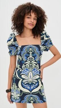 Cara Cara Kelly Dress in Cotton in Blue  - L